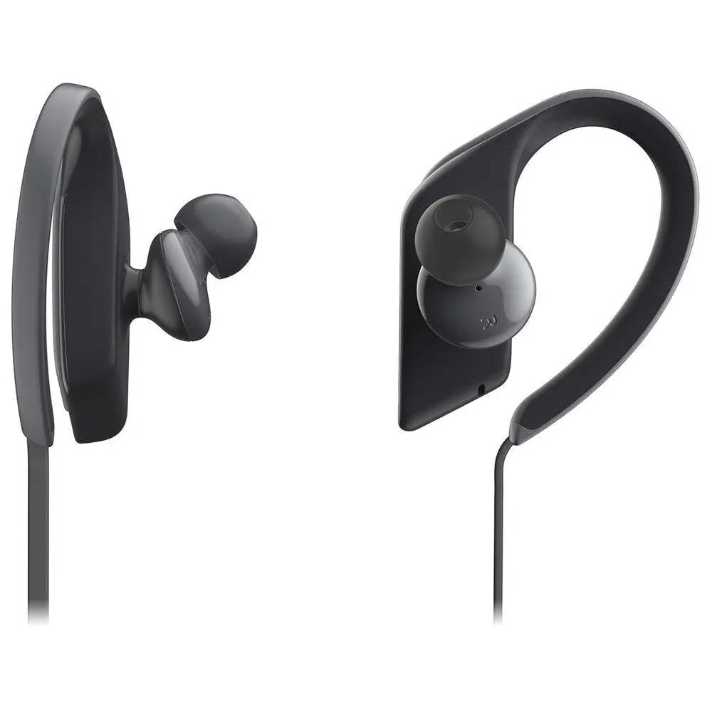 Panasonic Wings RPBTS35EK Cordless Neckband Water Resistant Bluetooth Earphones-Headphones - Black
