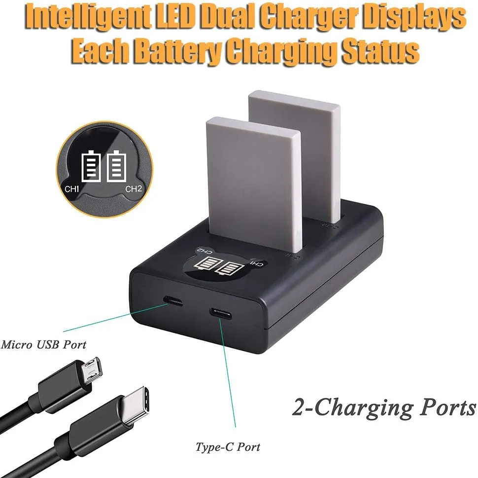Pickle Battery 2 Pack   2 Charger Kit Replacement for Nikon EN-EL5, MH-61 and Nikon Coolpix 3700, 4200, 5200, 5900, 7900, P3, P4, P80, P90, P100, P500, P510, P520, P530, P5000, P5100, P6000, S10 Cameras