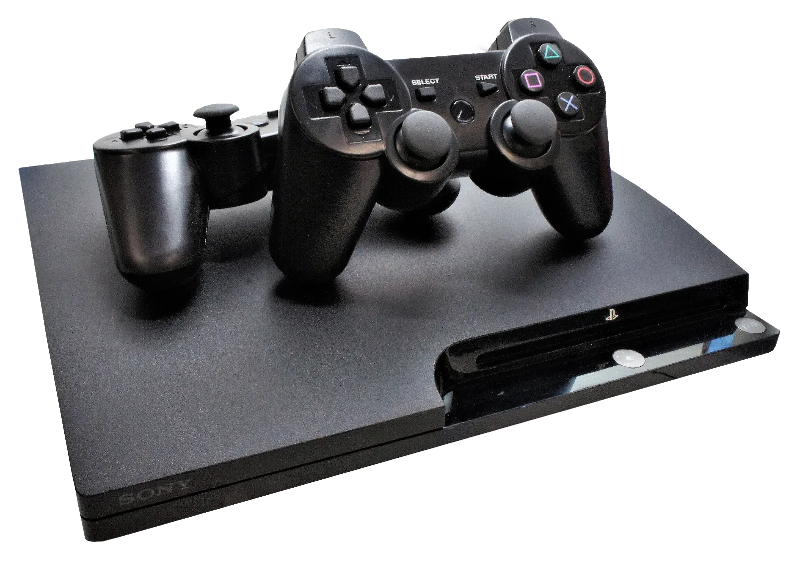 PlayStation 3 Slim Console 250GB   2 Wireless Dual Shock Controllers PAL