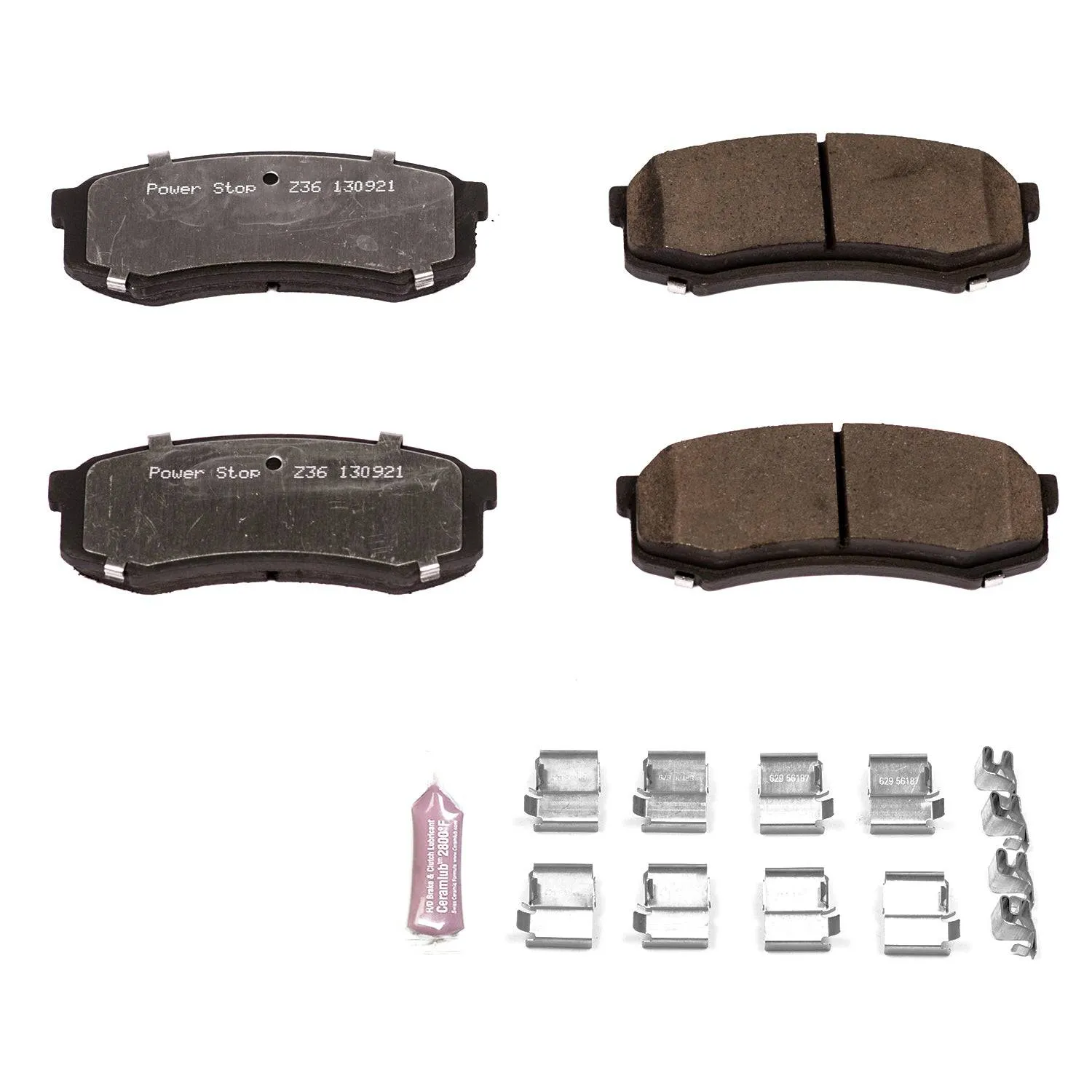 PowerStop Z36 Rear Brake Kit Pads and Rotors 2024-2014 Toyota 4Runner (K5875-36)