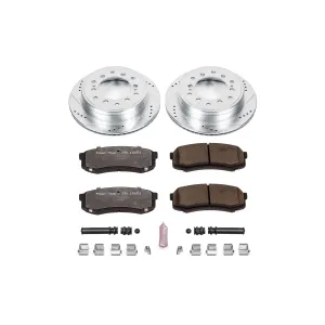 PowerStop Z36 Rear Brake Kit Pads and Rotors 2024-2014 Toyota 4Runner (K5875-36)