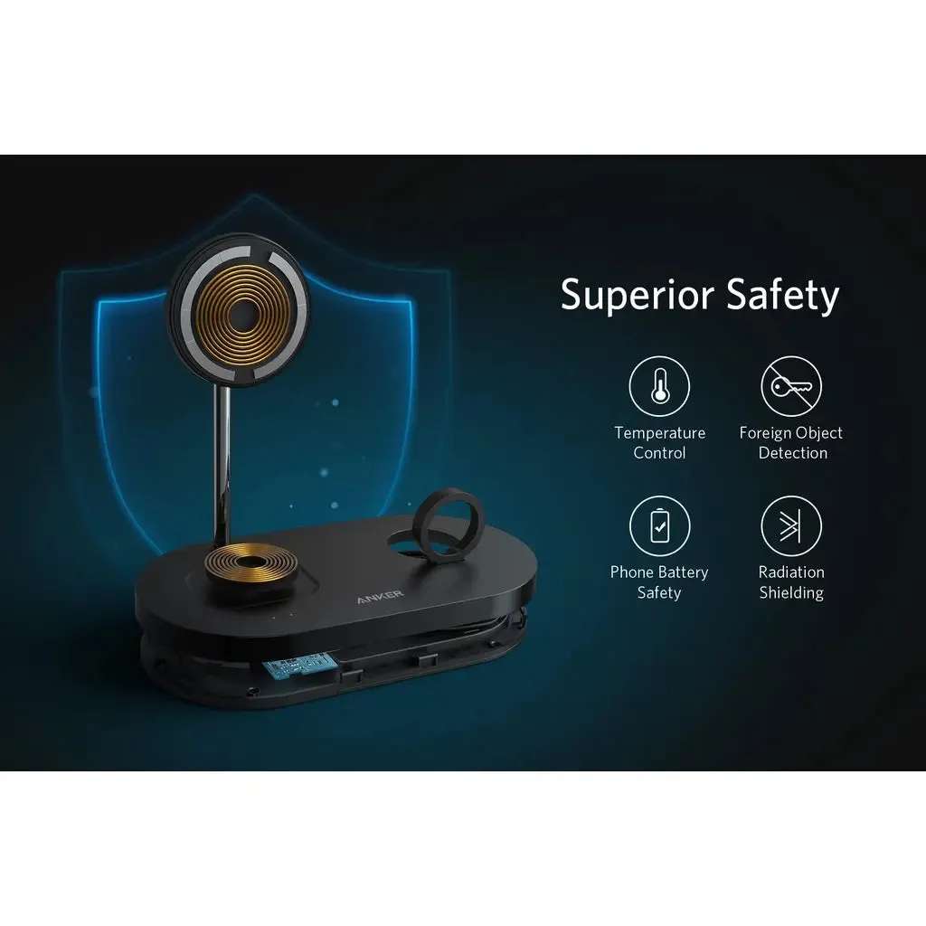 Powerwave 533 Magnetic Wireless Charger Station   20W Charger B2597