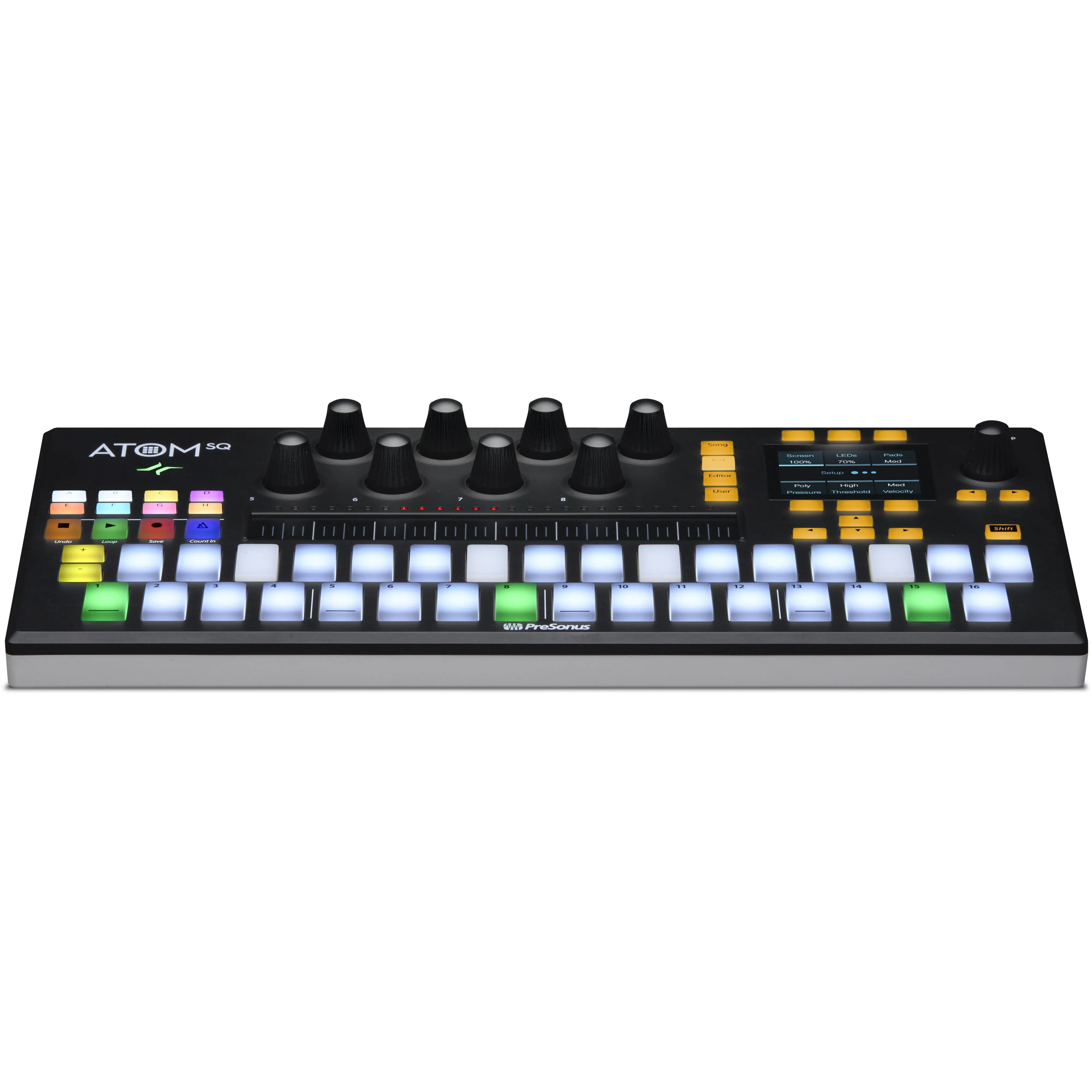 PreSonus ATOMSQ Hybrid MIDI Keyboard, Performance, and Production Controller