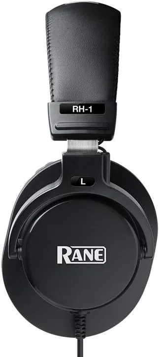 Rane RH-1-40mm Full Response, High-Fidelity Over-Ear Headphones with 1/8” Connector and 1/4” Adapter Included