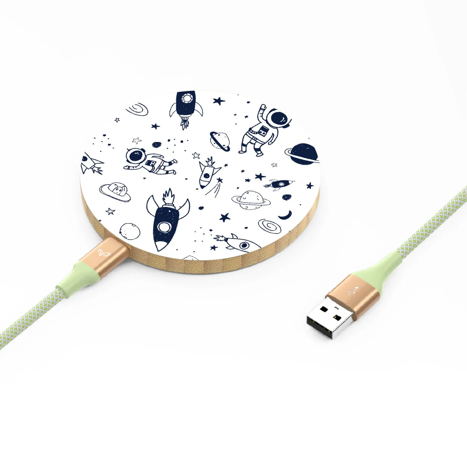 Rocket Power - Bamboo Wireless Charger