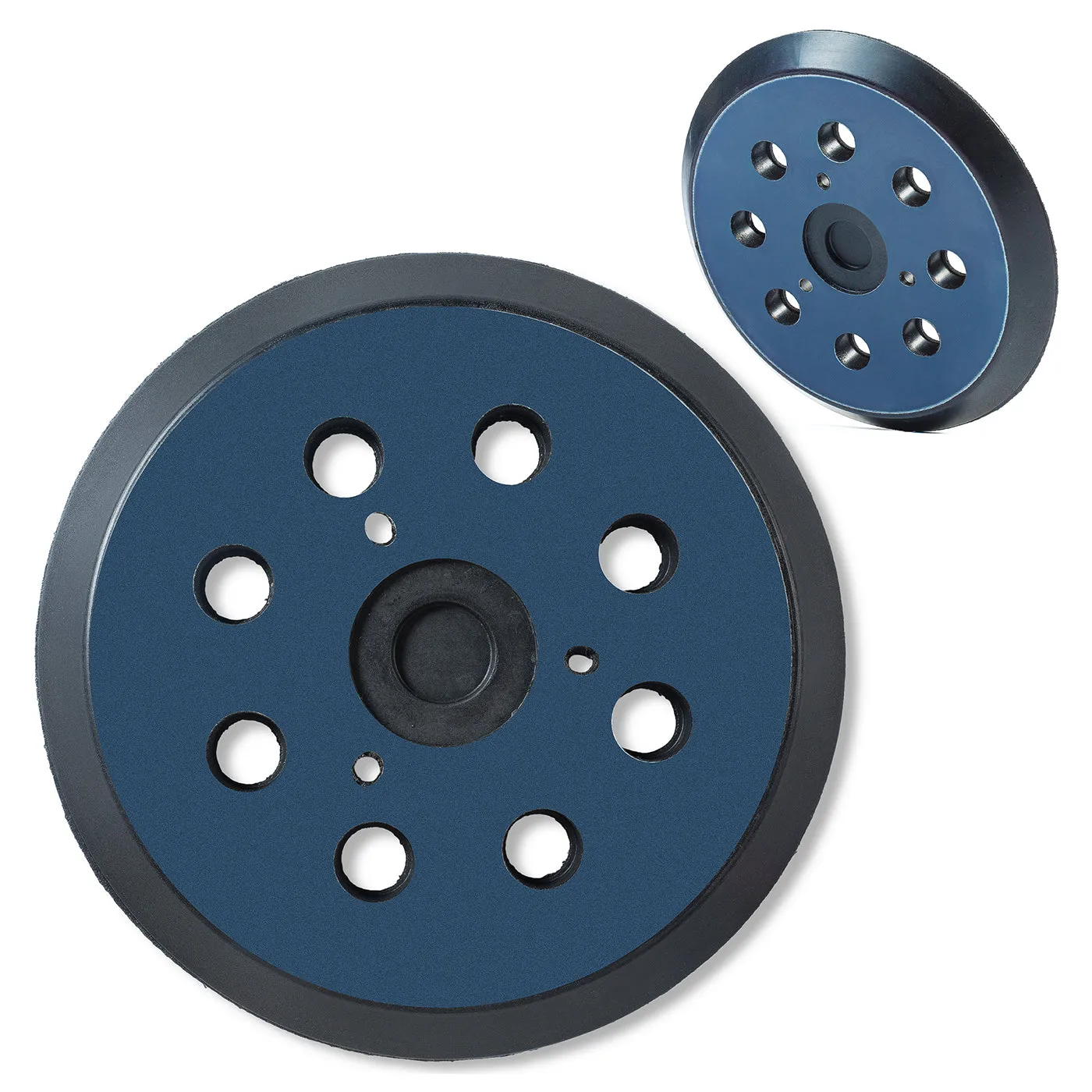 S SATC Replacement Sander Pads 5 Inch 8 Hole Hook and Loop Replacement Pads 2 PCS Orbital Sander Replacement Pads for Dewalt / Makita