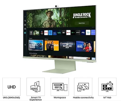 Samsung LS32CM80GUEXXS 32" Smart Monitor M8 Green