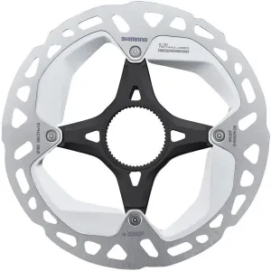 Shimano Deore XT RT-MT800-S Disc Brake Rotor with External Lockring - 160mm, Center Lock, Silver/Black