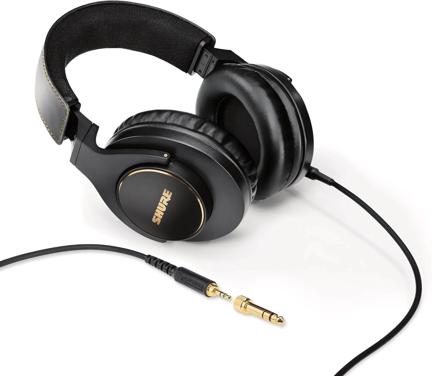 Shure SRH840A Over-Ear Wired Headphones for Critical Listening & Monitoring, Professional Headset
