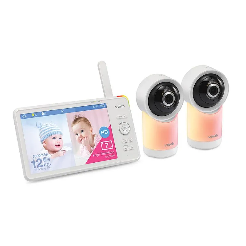 Smart WiFi Remote Access 360 Degree Pan & Tilt Video Baby Monitor with 5” Display