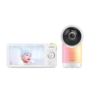 Smart WiFi Remote Access 360 Degree Pan & Tilt Video Baby Monitor with 5” Display