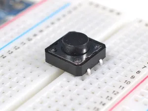 Tactile Switch Buttons (12mm square, 6mm tall) x 10 pack