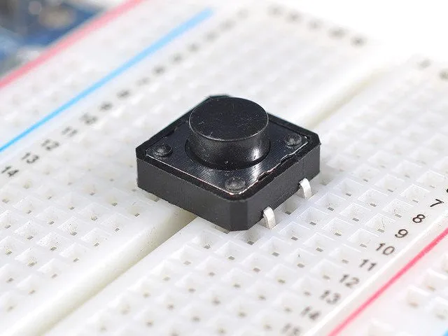 Tactile Switch Buttons (12mm square, 6mm tall) x 10 pack
