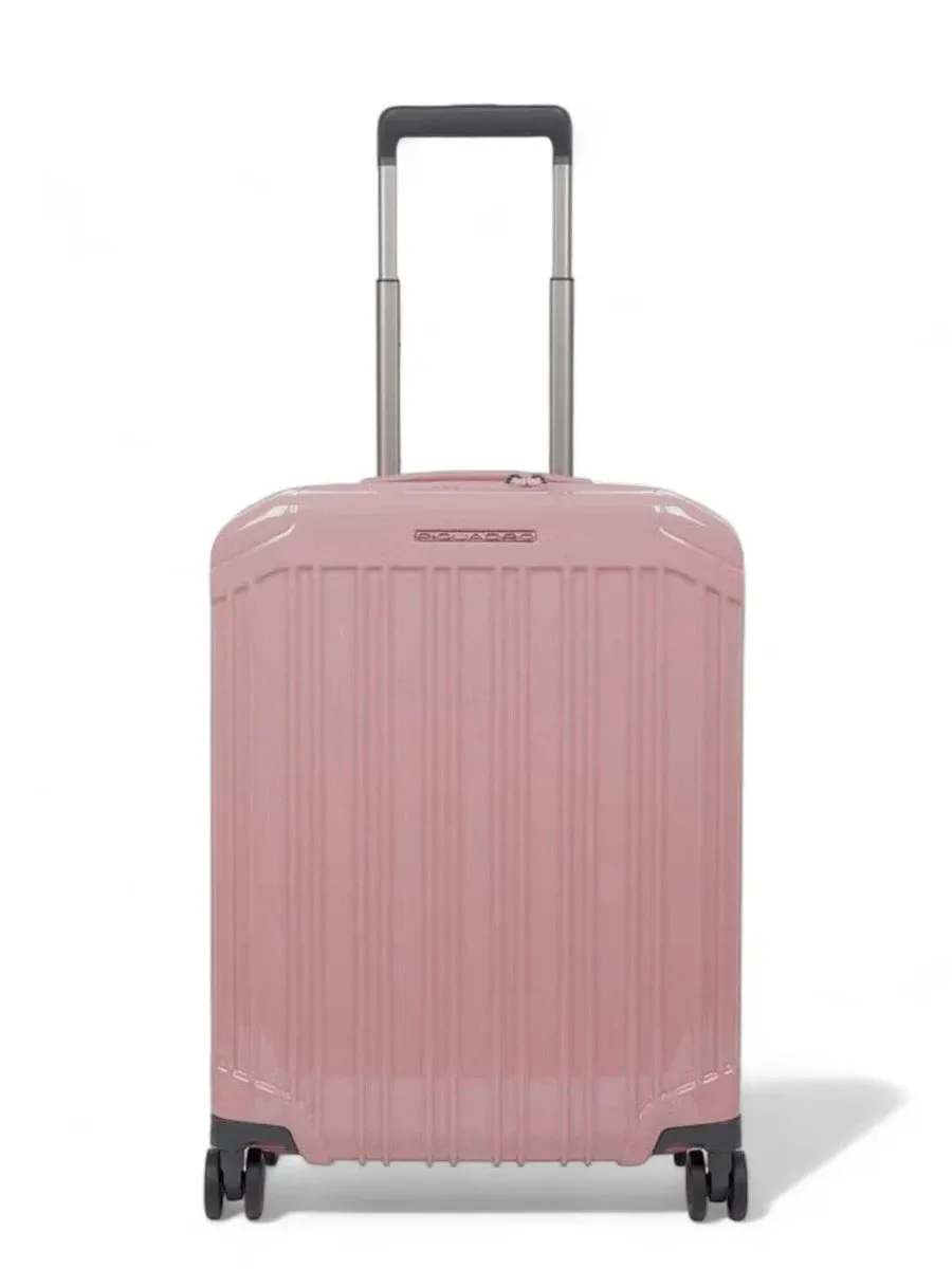 Trolley Cabina Ryanair 4 Ruote PQ-Light in Policarbonato con Lucchetto TSA