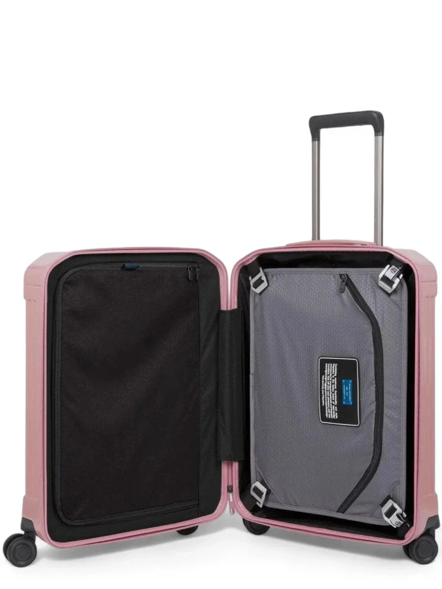 Trolley Cabina Ryanair 4 Ruote PQ-Light in Policarbonato con Lucchetto TSA