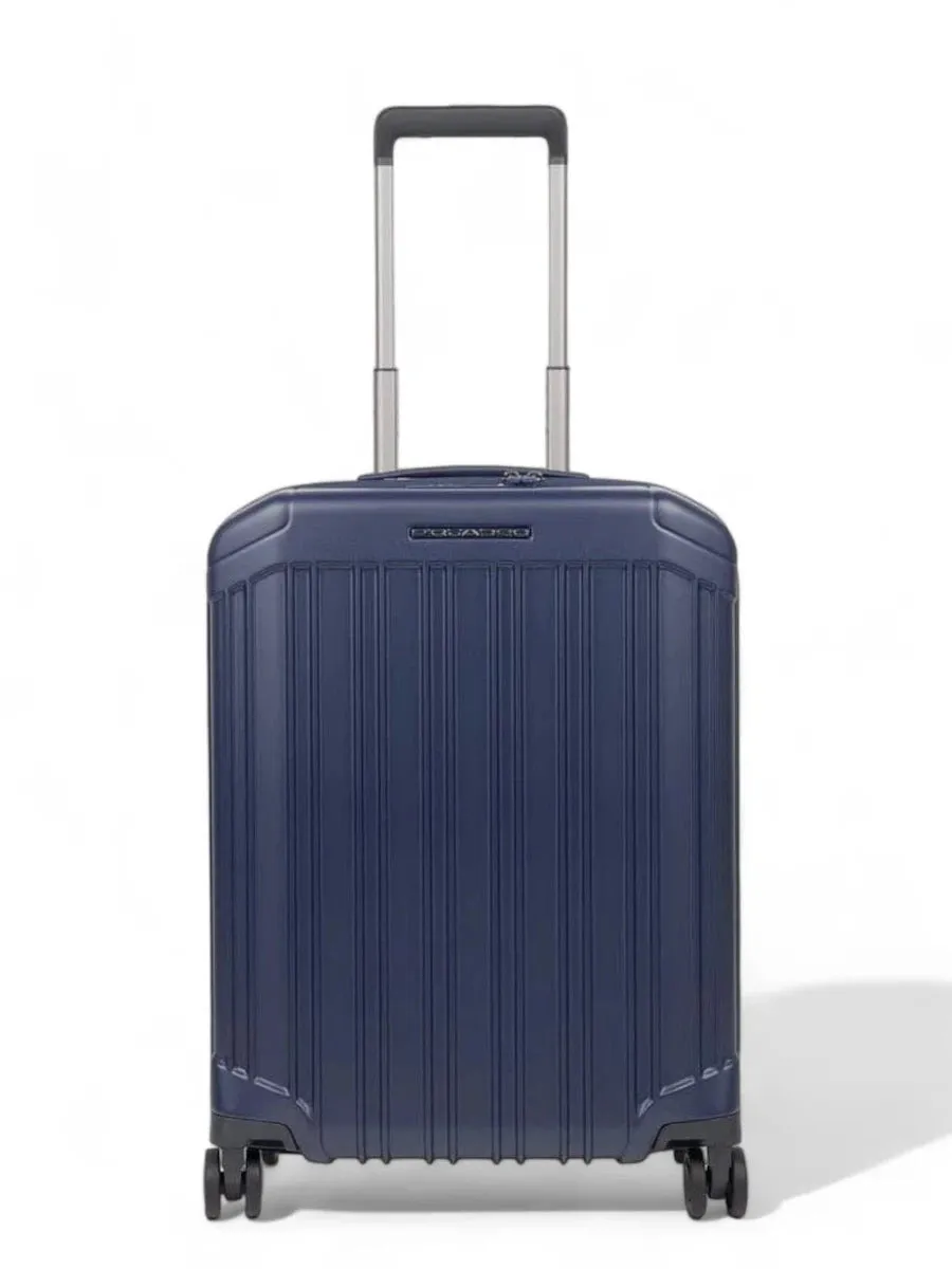 Trolley Cabina Ryanair 4 Ruote PQ-Light in Policarbonato con Lucchetto TSA