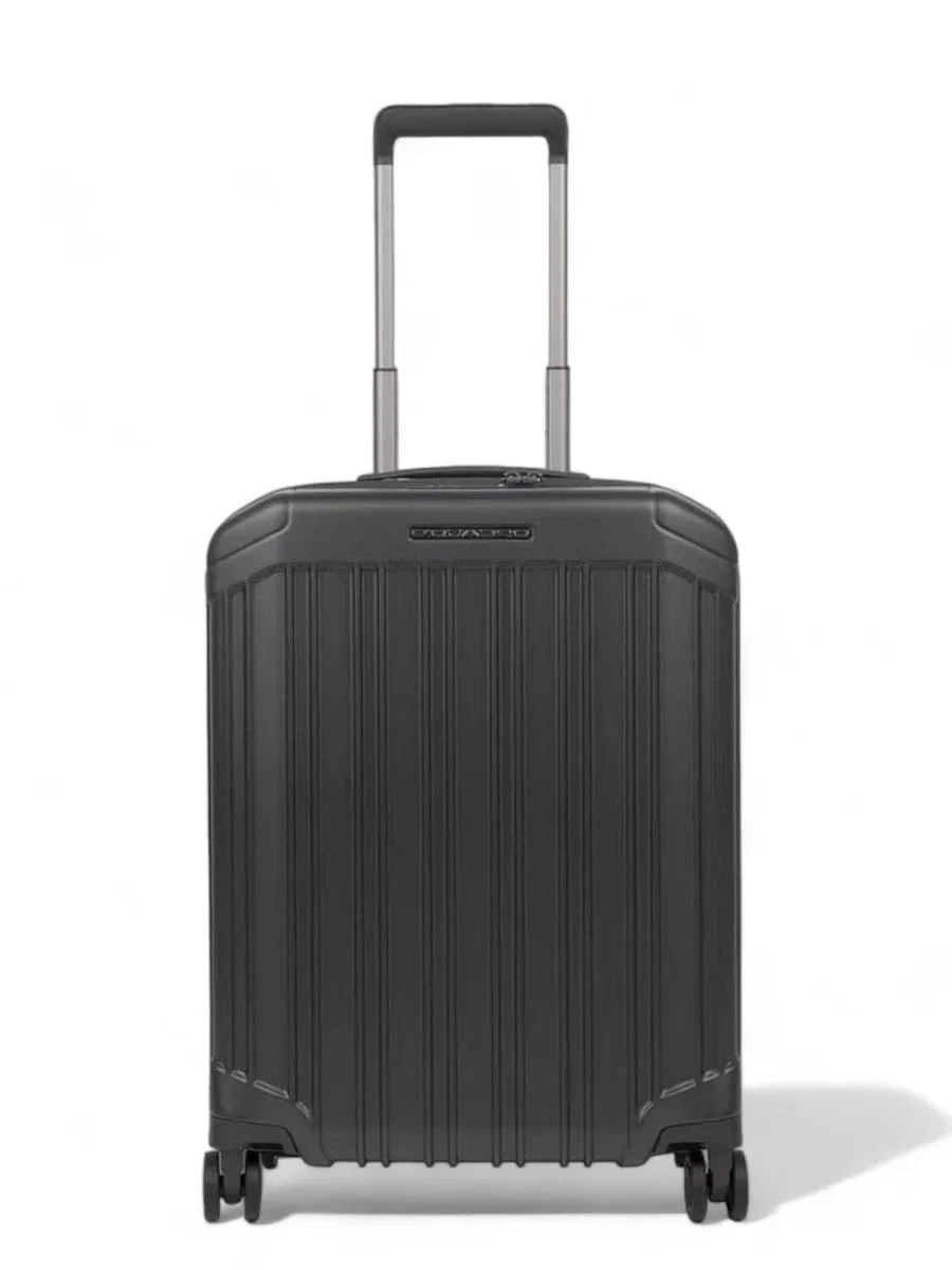 Trolley Cabina Ryanair 4 Ruote PQ-Light in Policarbonato con Lucchetto TSA