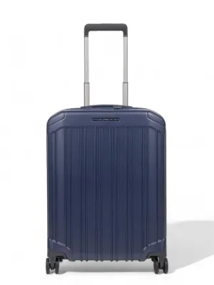 Trolley Cabina Ryanair 4 Ruote PQ-Light in Policarbonato con Lucchetto TSA