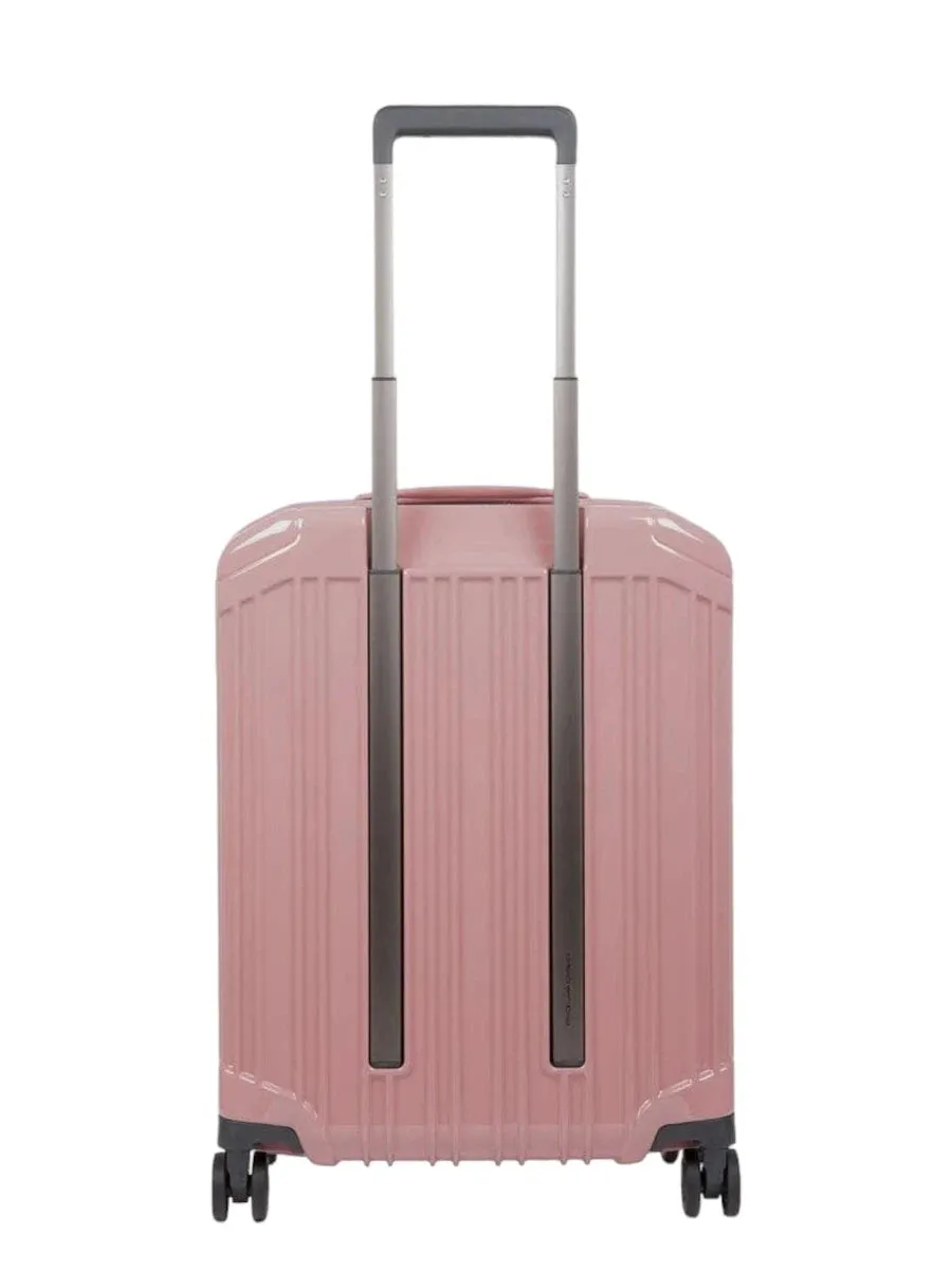 Trolley Cabina Ryanair 4 Ruote PQ-Light in Policarbonato con Lucchetto TSA