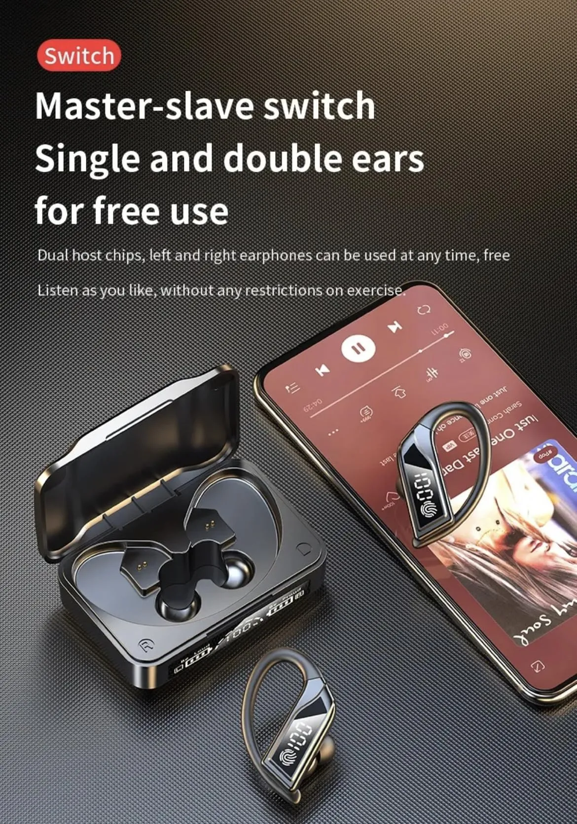 TUTT Q8 TWS Earphone Led Display Wireless Stereo Earbuds Sport Waterproof Headphones Headsets with Microphone | Business | Sport