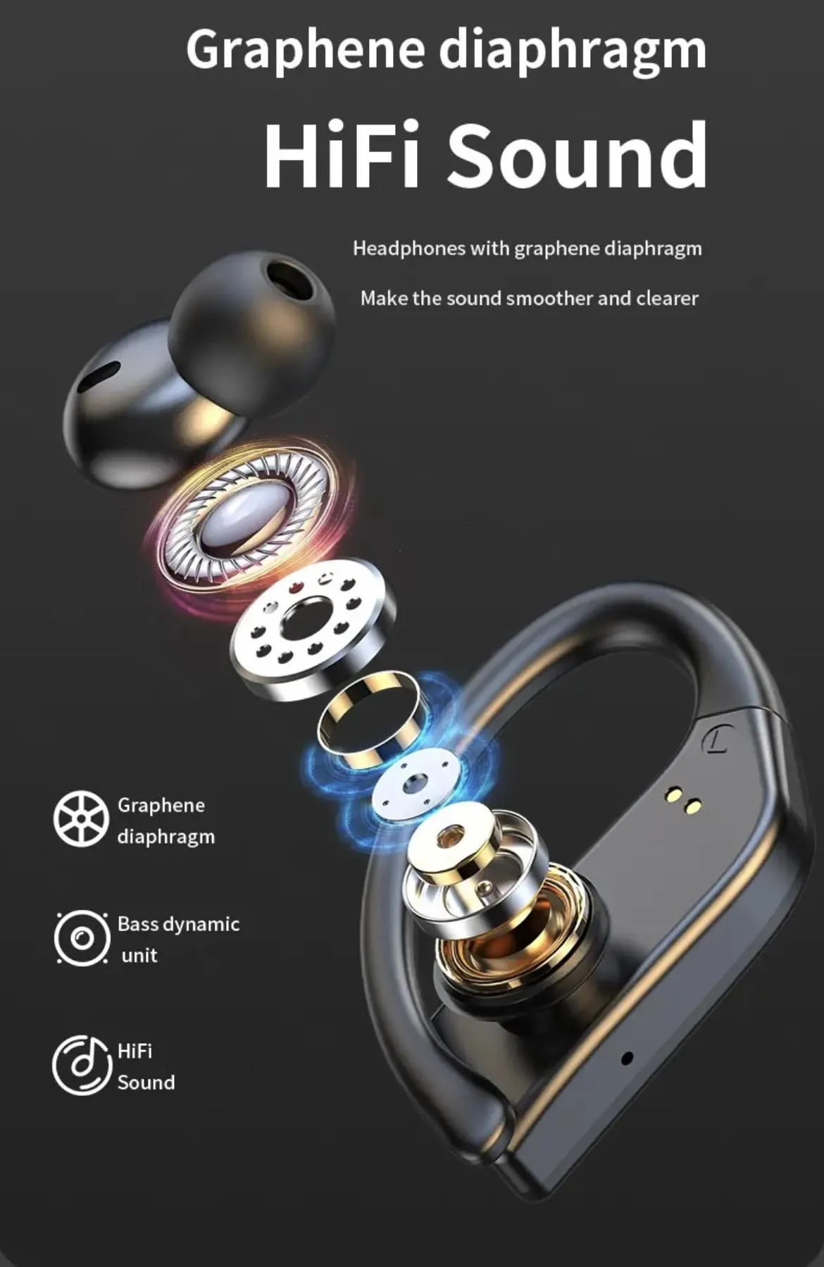 TUTT Q8 TWS Earphone Led Display Wireless Stereo Earbuds Sport Waterproof Headphones Headsets with Microphone | Business | Sport