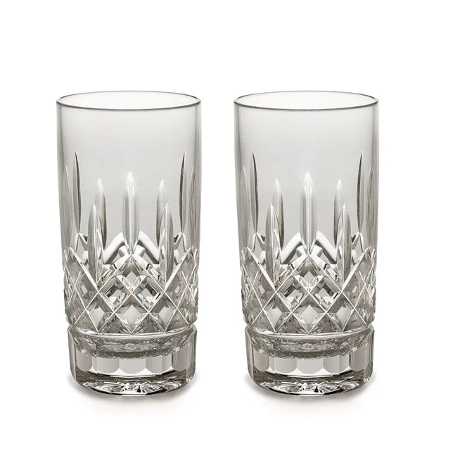 Waterford Lismore Straight HiBall 12 oz Glasses - Set of 2 (1058119)