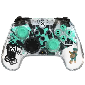 Xbox Series X|S & PC REALMz™ Wireless Controller: Minecraft Diamond Print